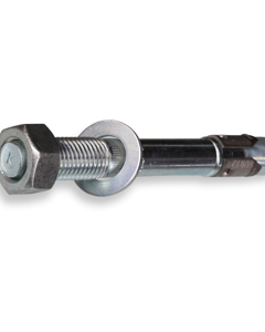 Heavy duty steel anchor M20x165 galv